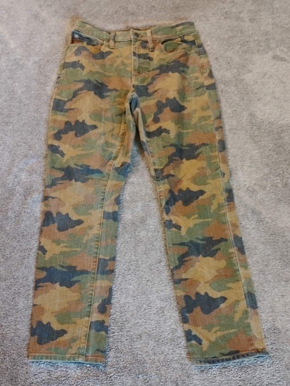 Madewell Cottontail Camo Jeans 27 Tall